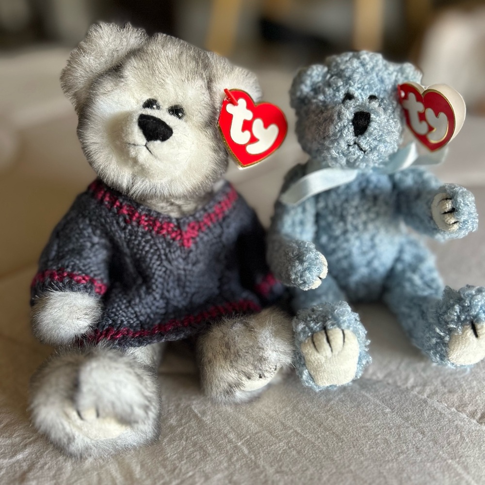 Ty Attic Treasures Duo - Fairbanks and Bluebeary